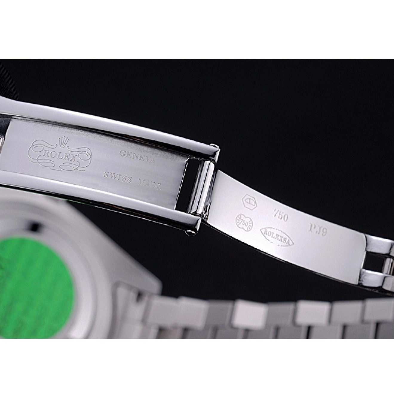 Aaa replica watch Rolex Stainless Dial Day-Date White 622547 Bracelet Steel 0707